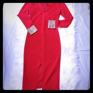 Hot Miami Styles Red holiday dress